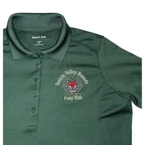 Pony Club Yadkin Valley Hounds Riding Polo Women's Small Green Y2K Equestrian